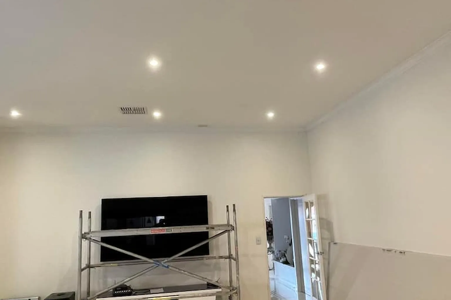 Ceiling Replacement underway in a Perth home